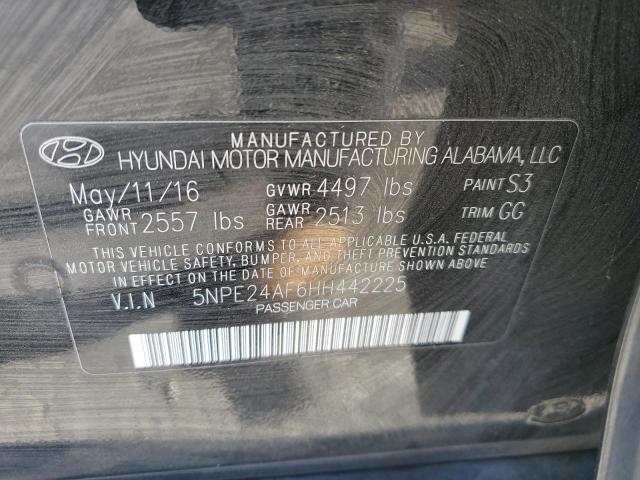 2017 HYUNDAI SONATA SE - 5NPE24AF6HH442225