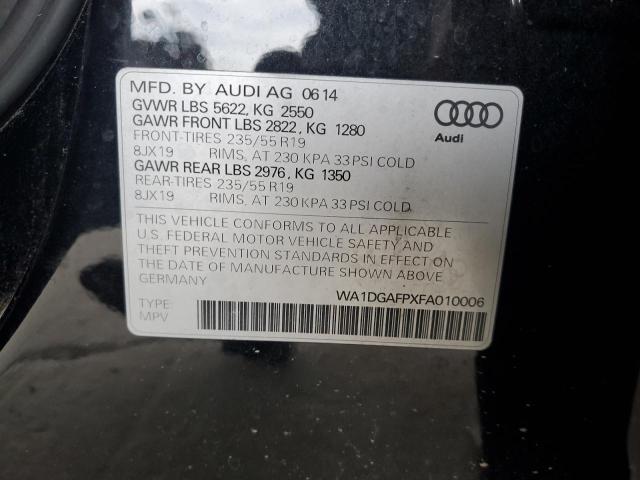 2015 Audi Q5 Premium Plus VIN: WA1DGAFPXFA010006 Lot: 50321384