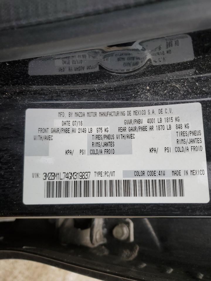 3MZBM1L74GM319837 2016 Mazda 3 Touring