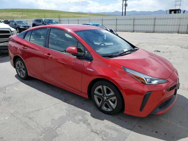  TOYOTA PRIUS 2019 Червоний