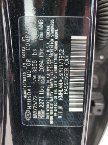 2023 Hyundai Elantra Sel VIN: KMHLM4AG6PU373952 Lot: 48969164