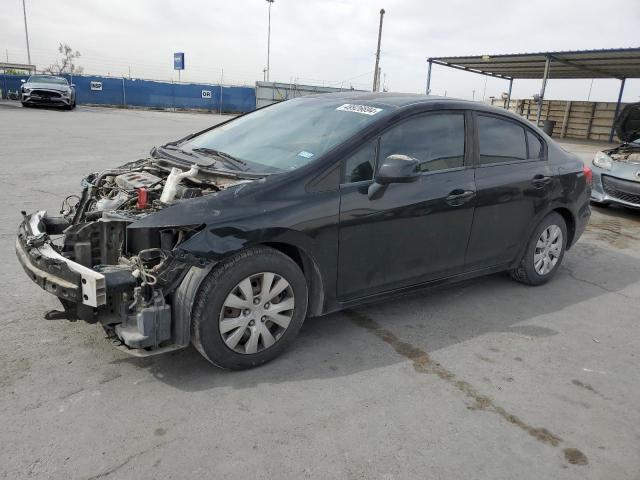 Lot #2469169703 2012 HONDA CIVIC LX salvage car