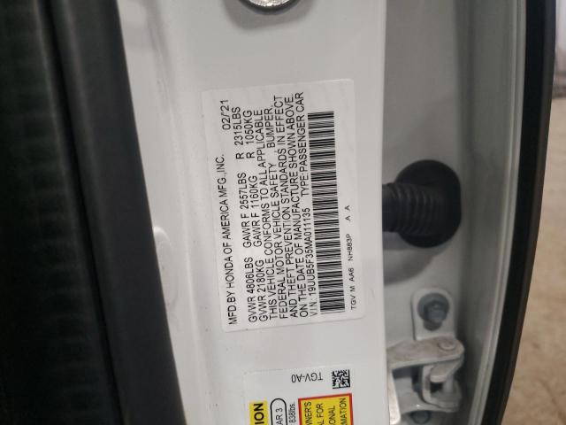 2021 Acura Tlx VIN: 19UUB5F35MA011135 Lot: 46955054