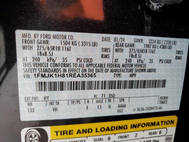 2024 FORD EXPEDITION - 1FMJK1H81REA35365
