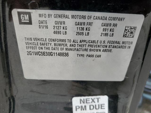 2016 CHEVROLET IMPALA LIM - 2G1WC5E30G1148836