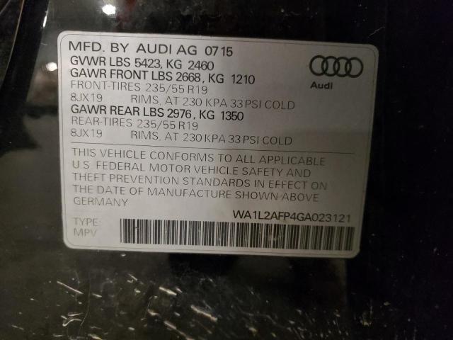 VIN WA1L2AFP4GA023121 2016 Audi Q5, Premium Plus no.13