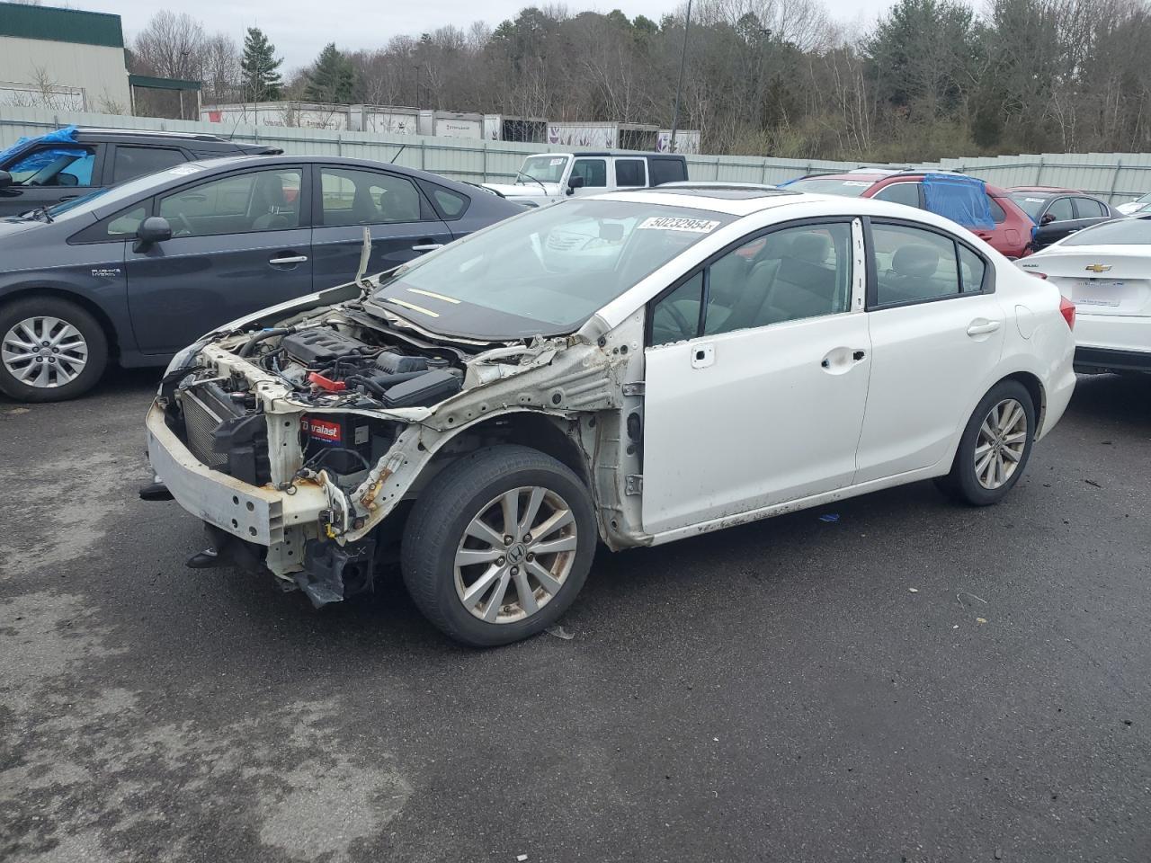 2HGFB2F93CH534309 2012 Honda Civic Exl