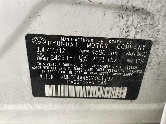 Lot #2438677624 2012 HYUNDAI SONATA HYB salvage car