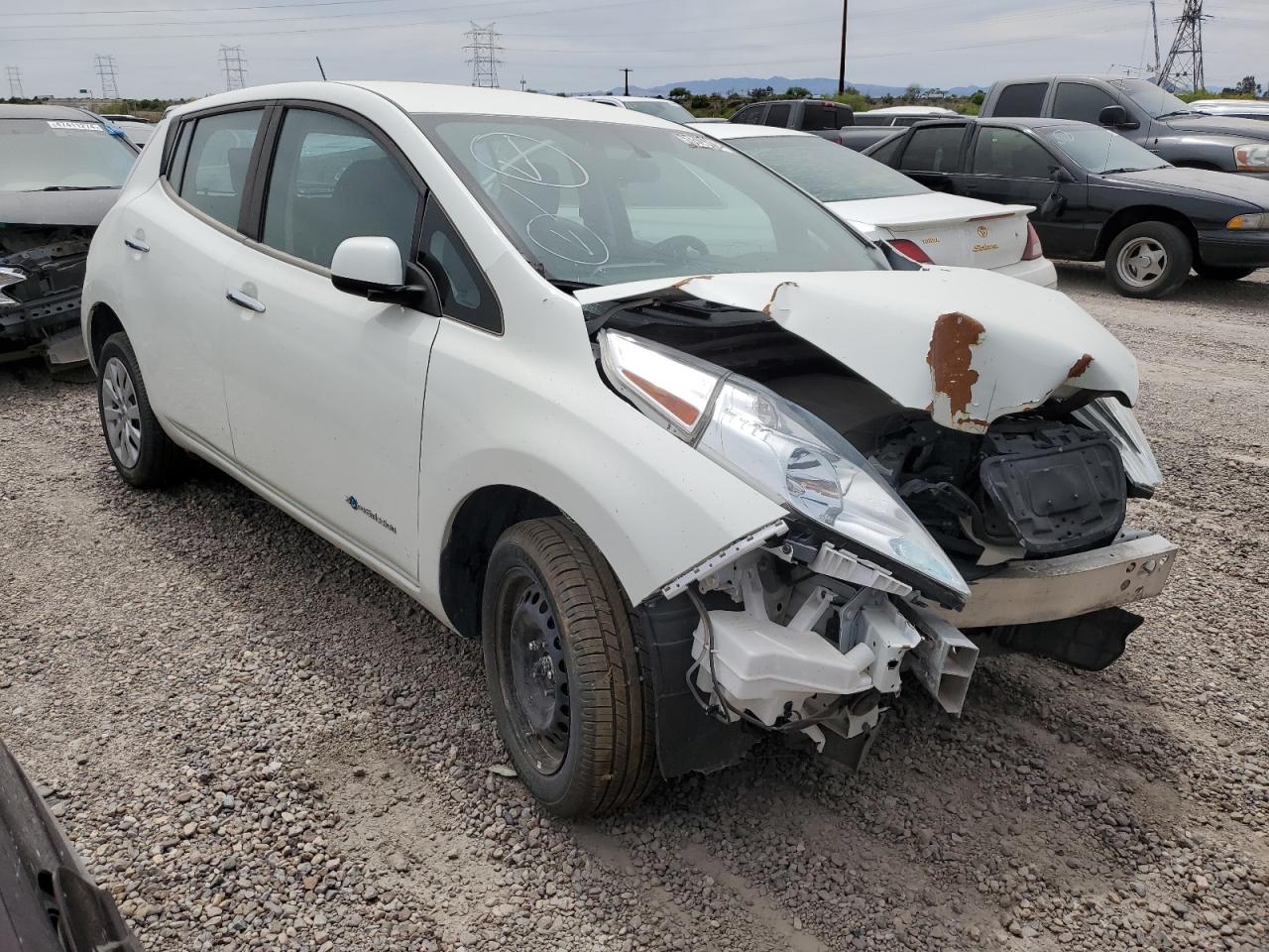 2017 Nissan Leaf S vin: 1N4BZ0CP2HC301215