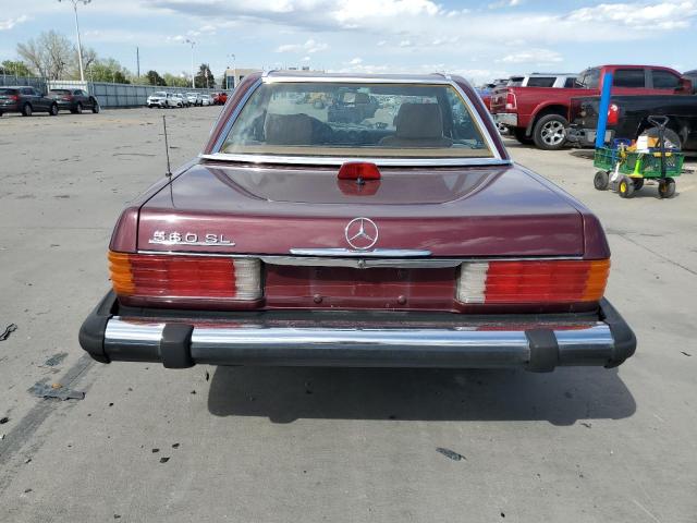 1986 Mercedes-Benz 560 Sl VIN: WDBBA48D1GA049053 Lot: 52230244