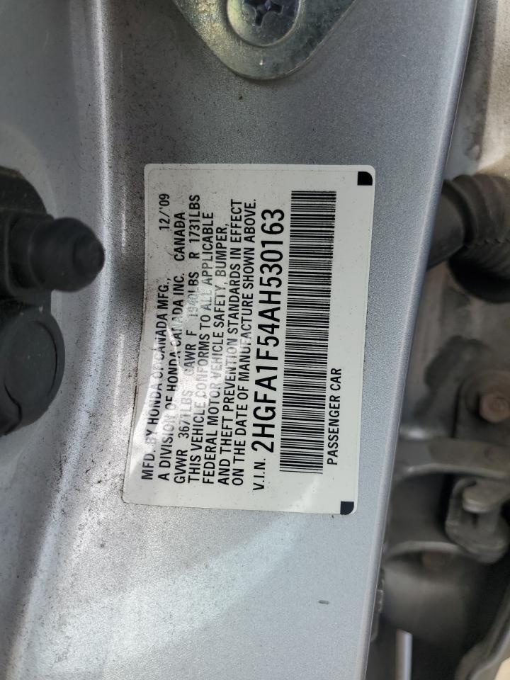 2HGFA1F54AH530163 2010 Honda Civic Lx