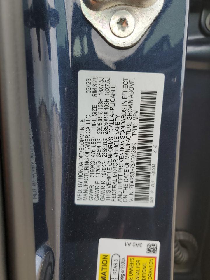 7FARS3H73PE013569 HONDA CRV 2023
