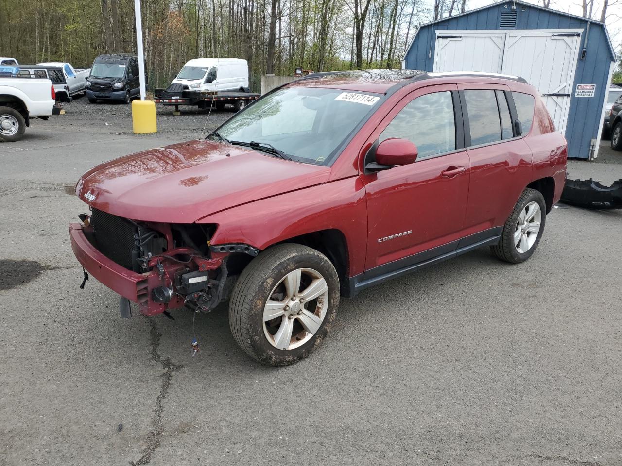 1C4NJDEB3ED521413 2014 Jeep Compass Latitude