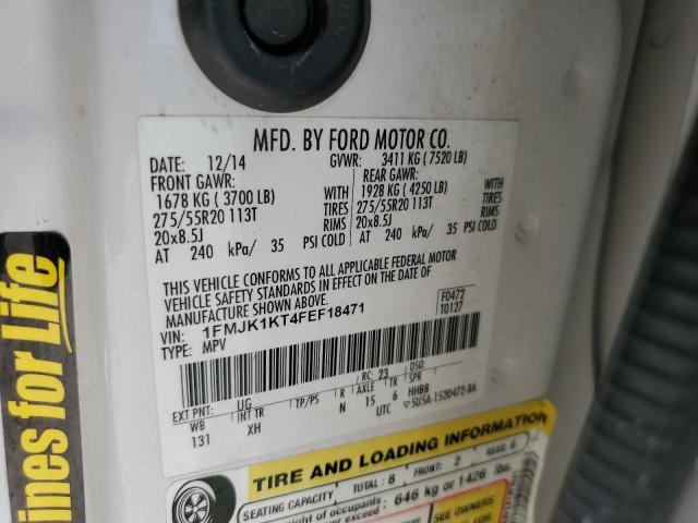 2015 Ford Expedition El Limited VIN: 1FMJK1KT4FEF18471 Lot: 51915244