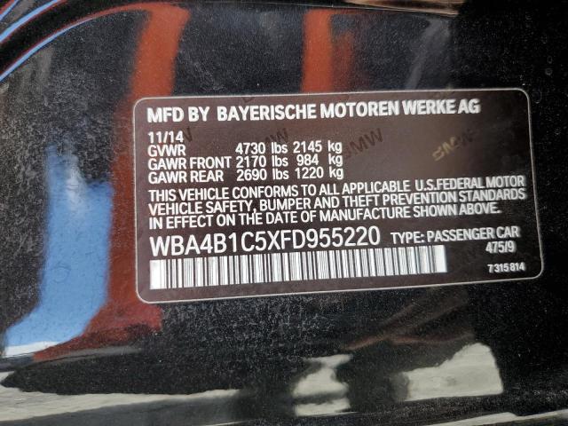 VIN WBA4B1C5XFD955220 2015 BMW 4 Series, 435 I Gran... no.13