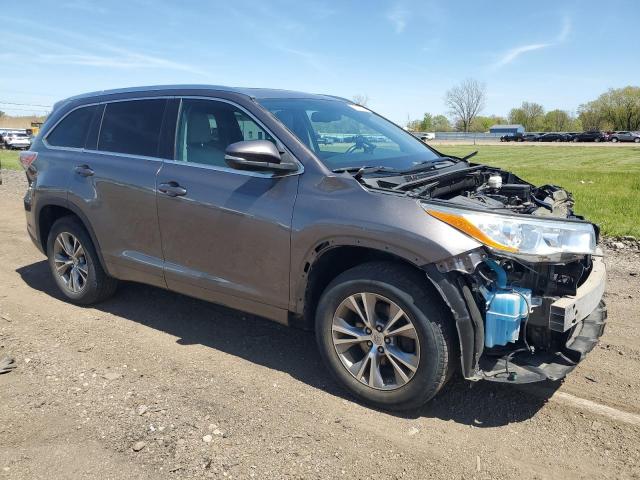 2014 Toyota Highlander Xle VIN: 5TDKKRFH9ES010986 Lot: 52028344