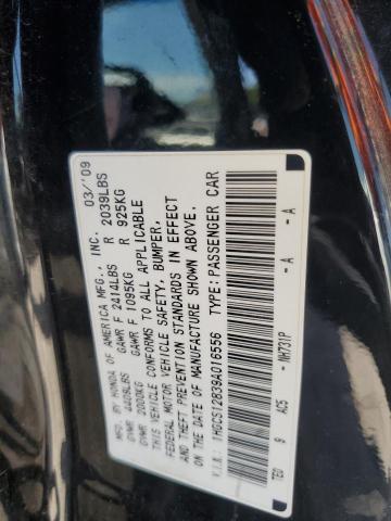 2009 Honda Accord Exl VIN: 1HGCS12839A016556 Lot: 52421494