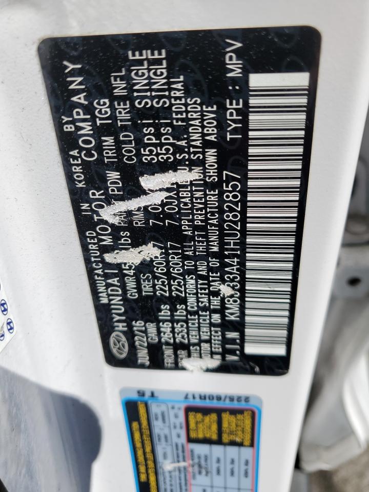 KM8J33A41HU282857 HYUNDAI TUCSON 2017