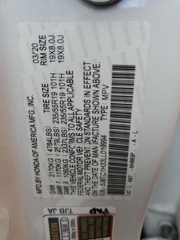 2020 ACURA RDX - 5J8TC1H33LL019994