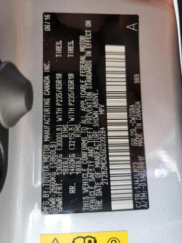 2016 Lexus Rx 350 Base VIN: 2T2BZMCA5GC039284 Lot: 54803504