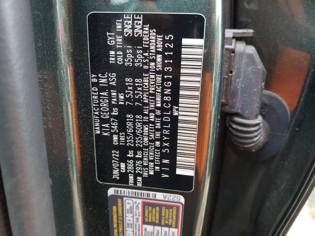 2022 Kia Sorento S VIN: 5XYRLDLC8NG131125 Lot: 50296124