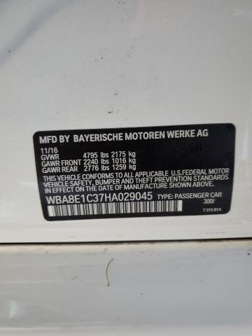 2017 BMW 330E - WBA8E1C37HA029045