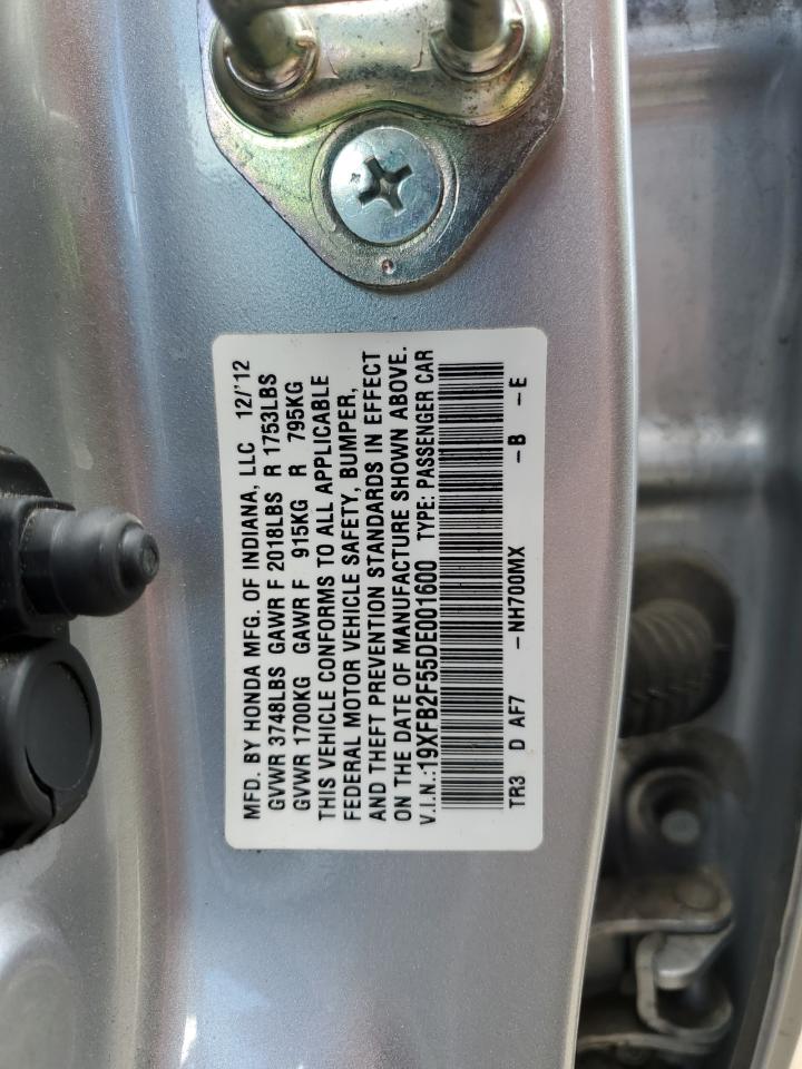 19XFB2F55DE001600 2013 Honda Civic Lx