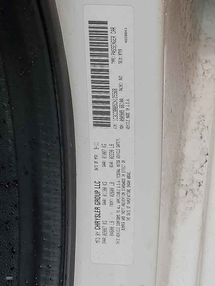 1C3CCBBB5CN125568 2012 Chrysler 200 Touring