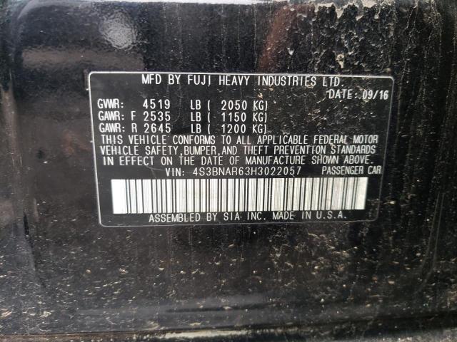 2017 SUBARU LEGACY SPO 4S3BNAR63H3022057