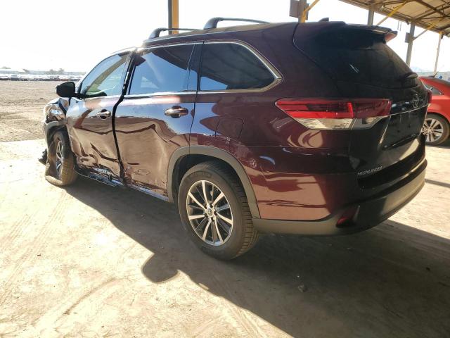 VIN 5TDKZRFH3KS364607 2019 Toyota Highlander, SE no.2