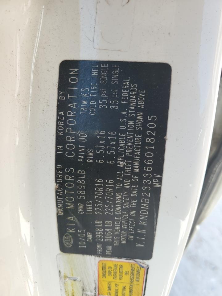 KNDMB233366018205 2006 Kia Sedona Ex