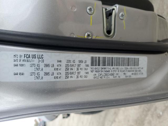 2019 Jeep Cherokee Latitude VIN: 1C4PJLCB6KD143802 Lot: 51456784