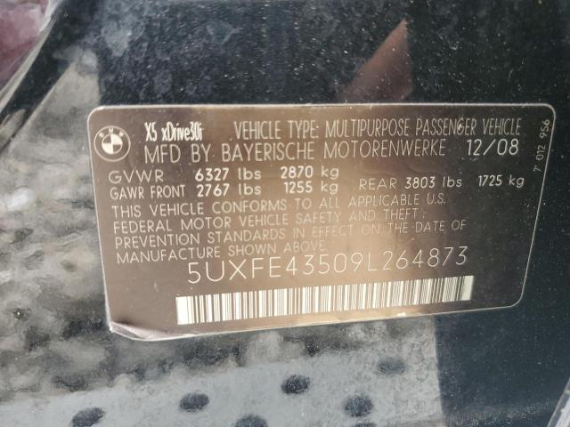 2009 BMW X5 xDrive30I VIN: 5UXFE43509L264873 Lot: 50549694