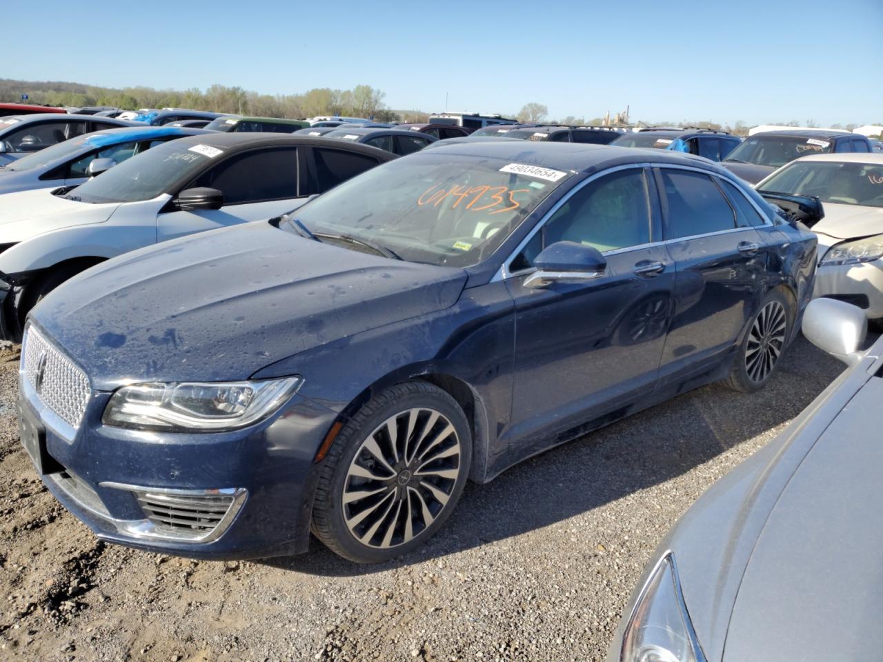 Lot #2821767469 2018 LINCOLN MKZ BLACK