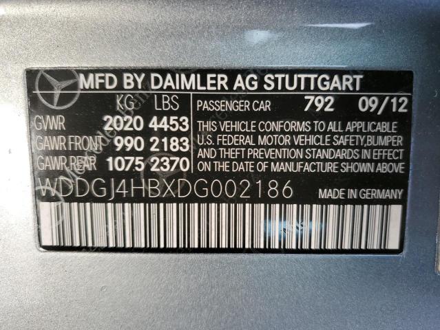 VIN WDDGJ4HBXDG002186 2013 Mercedes-Benz C-Class, 250 no.13