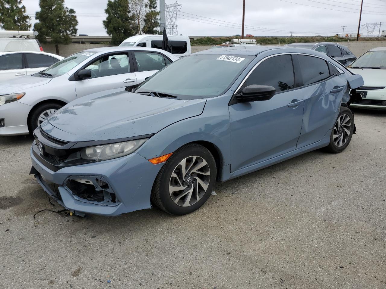 SHHFK7H74HU410875 2017 Honda Civic Exl