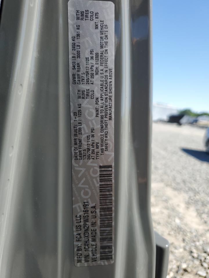 1C4HJXDN2PW616191 2023 Jeep Wrangler Sport