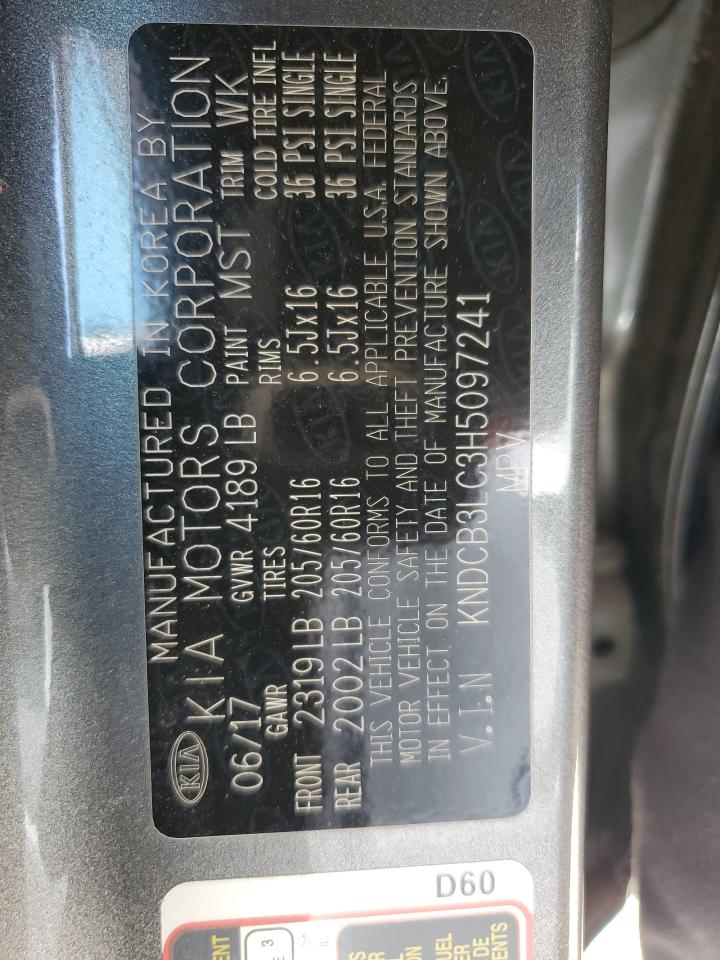 KNDCB3LC3H5097241 2017 Kia Niro Fe