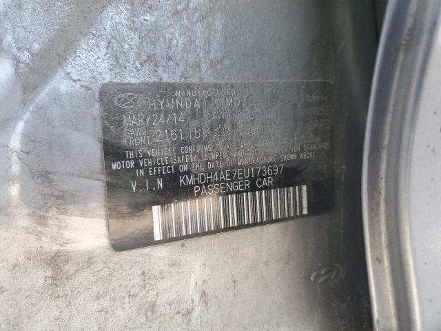 2014 Hyundai Elantra Se VIN: KMHDH4AE7EU173697 Lot: 50025114