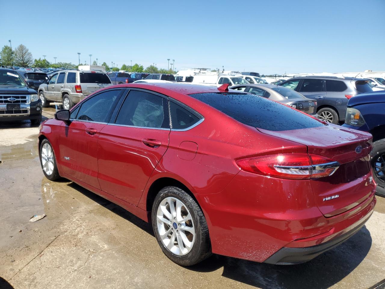 2019 Ford Fusion Se vin: 3FA6P0LU4KR226264