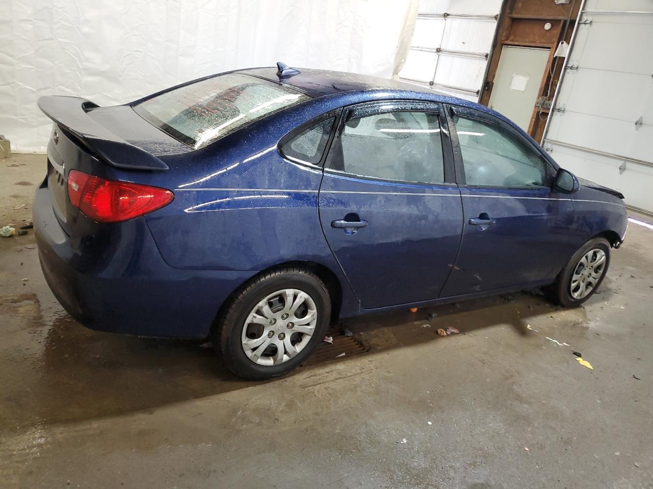 KMHDU4AD0AU840509 2010 Hyundai Elantra Blue