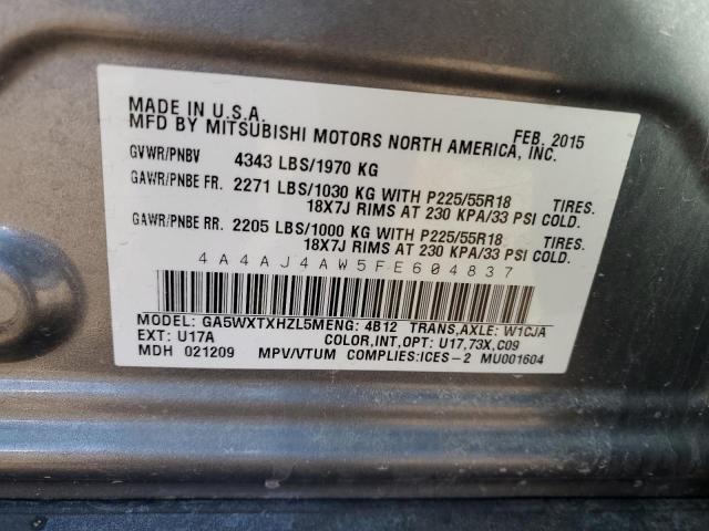 2015 MITSUBISHI RVR GT 4A4AJ4AW5FE604837