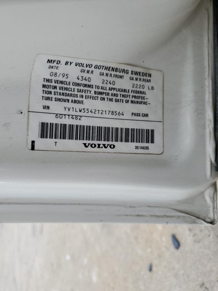 YV1LW5542T2178564 1996 Volvo 850 Base