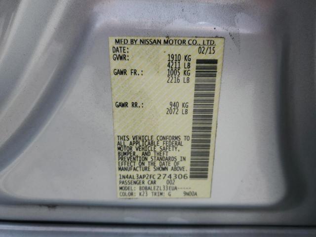 1N4AL3AP2FC274306 2015 NISSAN ALTIMA - Image 12