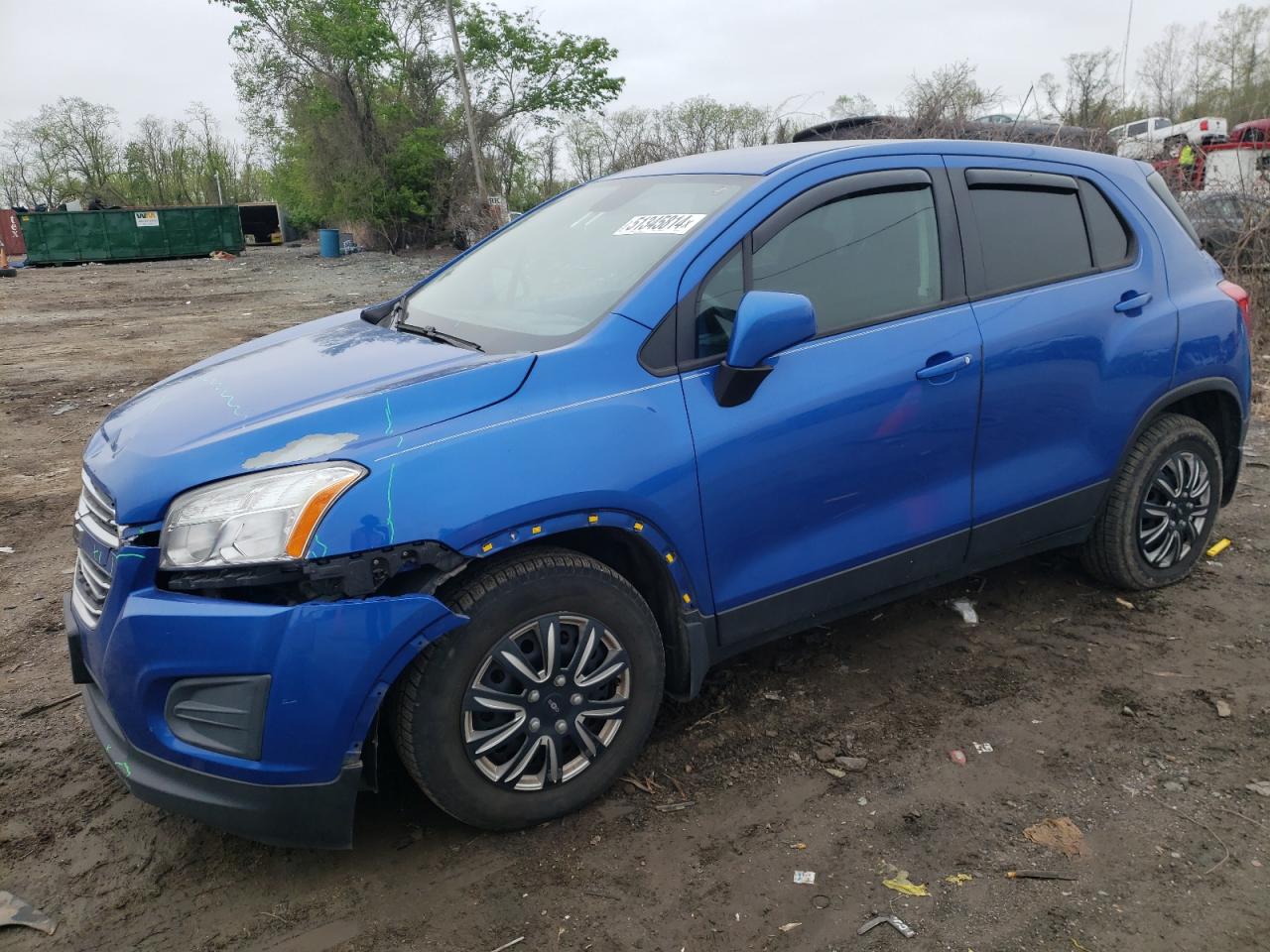 KL7CJKSB7GB701750 2016 Chevrolet Trax Ls