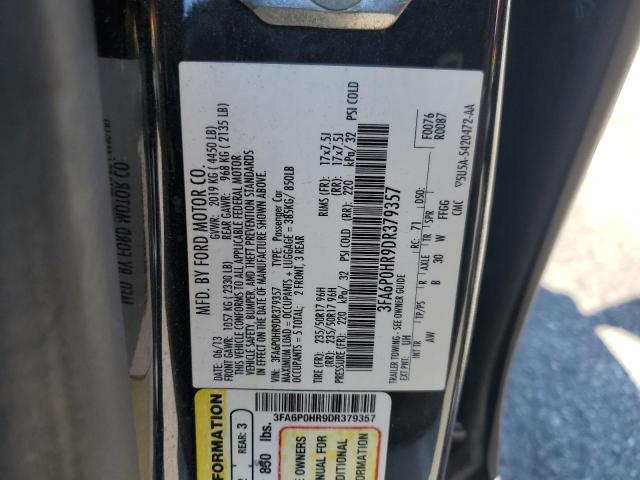 VIN 3FA6P0HR9DR379357 2013 Ford Fusion, SE no.12