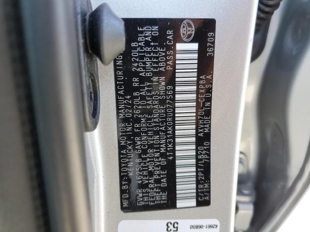 VIN 4T1K31AK0RU077569 2024 Toyota Camry, Xse no.13