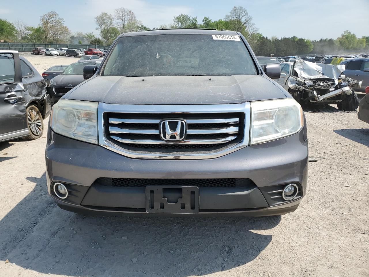 5FNYF3H54EB015807 2014 Honda Pilot Exl