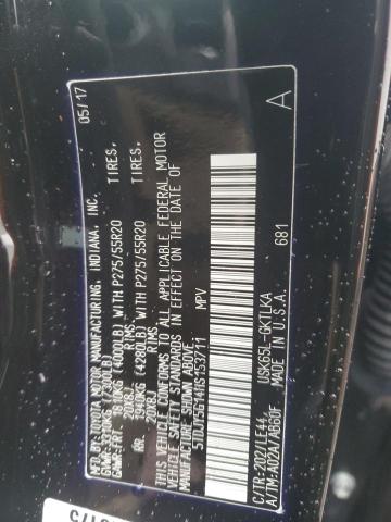 2017 TOYOTA SEQUOIA LI - 5TDJY5G14HS153711