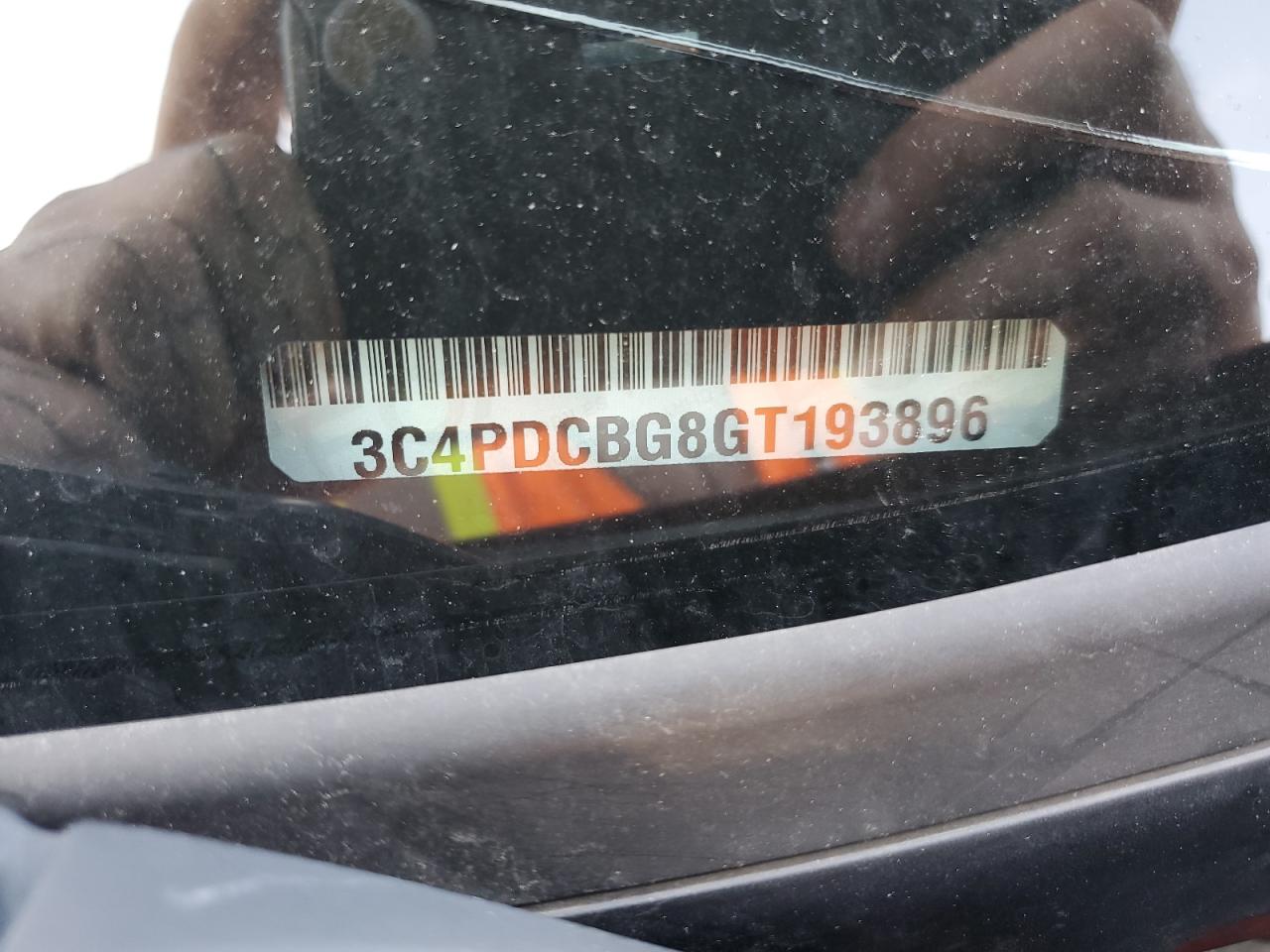 3C4PDCBG8GT193896 2016 Dodge Journey Sxt